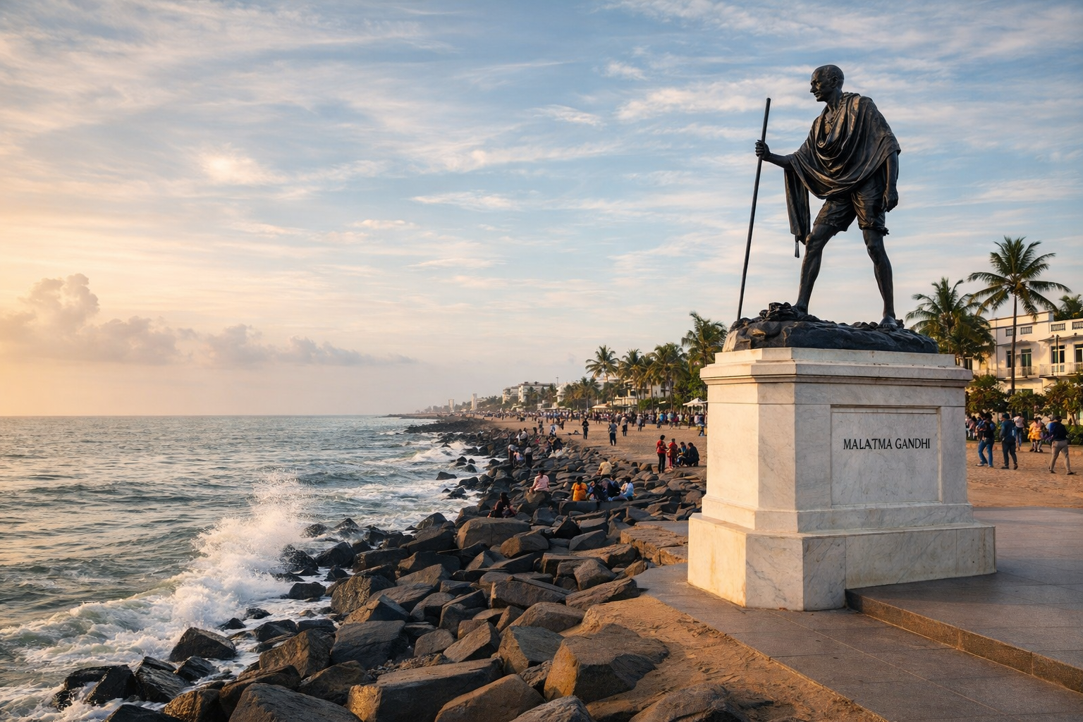 Rock Beach Pondicherry